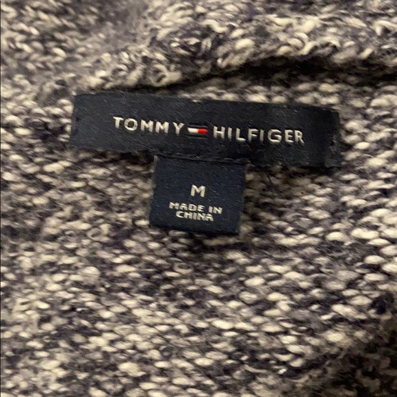 Tommy Hilfiger Blue Shawl Collar Cardigan - Picture 7 of 7